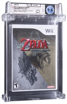 2006 Wii Nintendo (USA) "The Legend Of Zelda: Twilight Princess" Sealed Video Game - WATA 9.4/A+